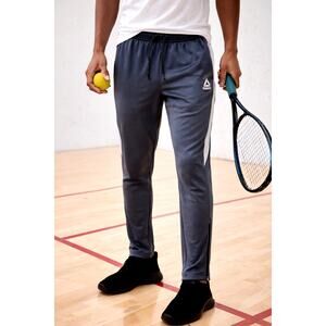 Reebok Mens Active Interlock Jogger Pants Gray XL